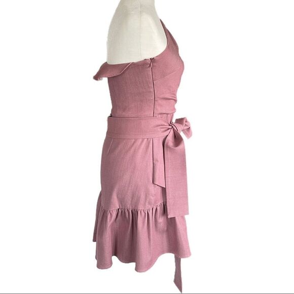 ALEXIS Adela One Shoulder Ruffle Mini Dress - Picture 8 of 12